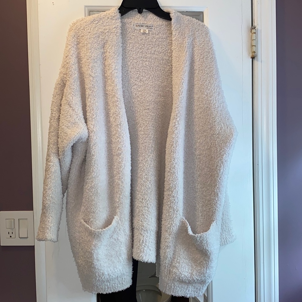 Barefoot Dreams CozyChic Cardigan Almond Color Size L/XL